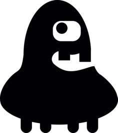Cute Monster Vinyl Svg File, Free Vectors File